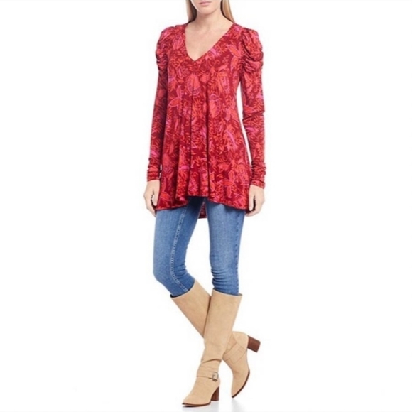 Free People Hello Lover Ruched Tunic size XS - Picture 5 of 11